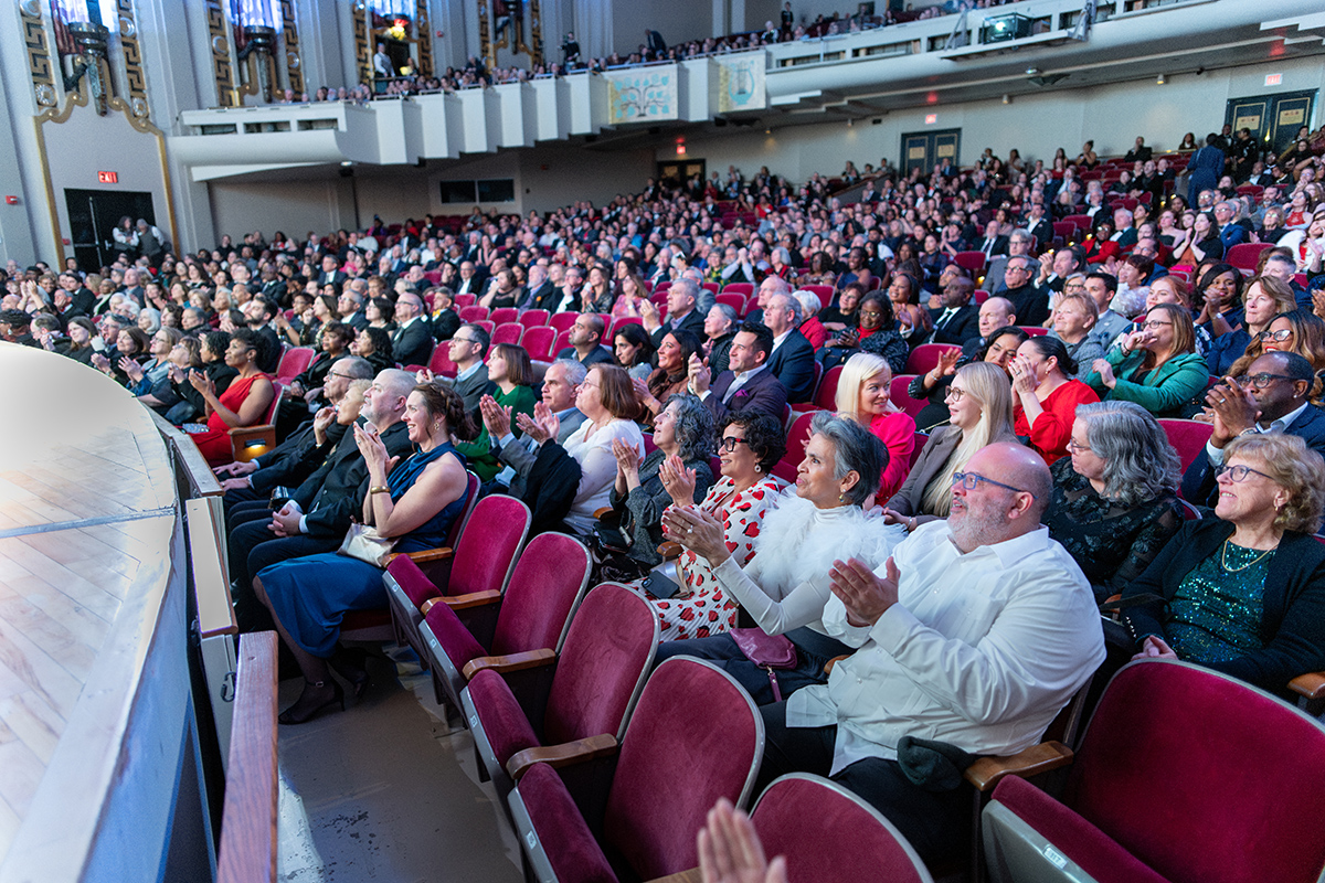 Centennial gala crowd